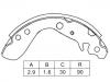 剎車(chē)蹄片 Brake Shoe Set:K5534