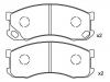 剎車(chē)片 Brake Pad Set:MC838357