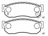 Brake Pad Set:41060-01A26